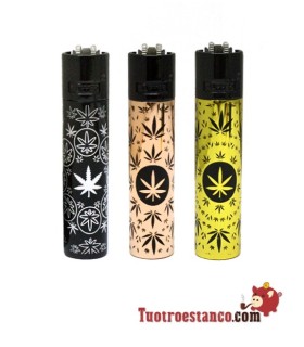 Clipper Weed Pattern 6 Metallic + Etui