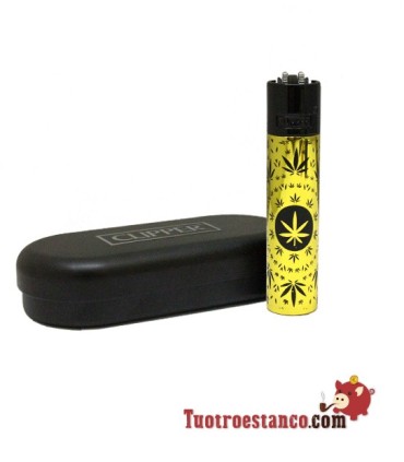 Clipper Metálico Weed Pattern 6 + estuche