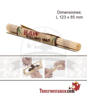 Tapete de Bambu, Tapete de Rolamento RAW