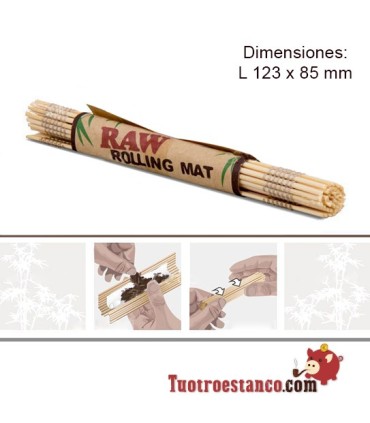 Bambus RAW Rollmatte