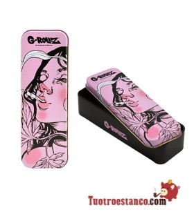 Cajita de metal pequeña G-Rollz Diseño Girl Pink