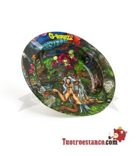 G-Rollz Metal Ashtray Forest Nymphs
