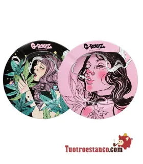 Posacenere in metallo G-Rollz Girls Pink Weed