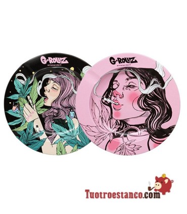 Cendrier Métal G-Rollz Filles Rose Weed