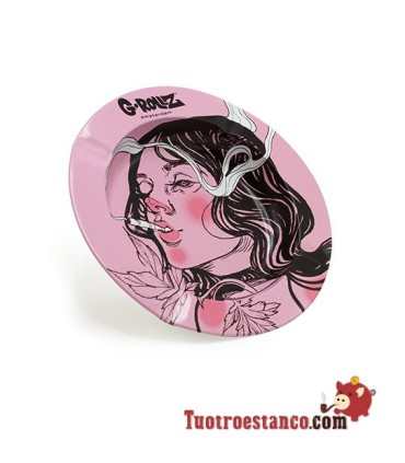 Cendrier Métal G-Rollz Filles Rose Weed