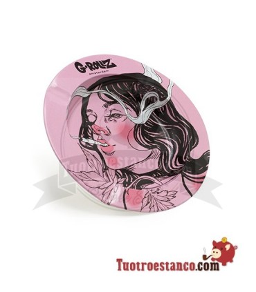 Posacenere in metallo G-Rollz Girls Pink Weed