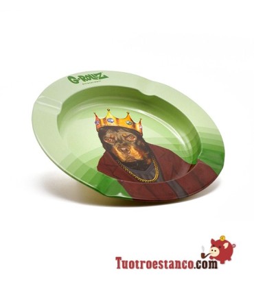 Metal Ashtray G-Rollz Bouquet & King Dog