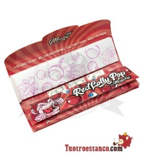 Monkey Smell King Size carta Red Lolly Pop 110 mm + Filtri