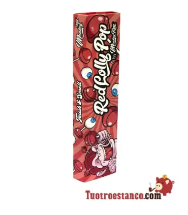 Monkey Smell King Size Red Lolly Pop Paper 110 mm + Filters