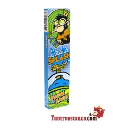 Monkey Smell King Size carta blu splash 110 mm + Filtri