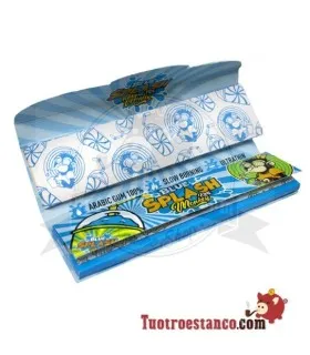 Monkey Smell King Size Blue Splash Paper 110 mm + Filter
