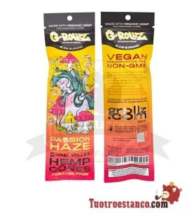 G-Rollz 2 Passion Haze Carta Pre Rolled Cones di Canapa