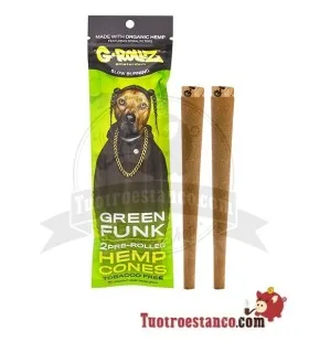 G-rollz Pets Rock 2 Green Funk Vorgerolltes Hanfpapier