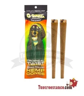 G-rollz Pets Rock 2 Tropical Twist Carta di Canapa Prearrotolata