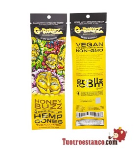 G-Rollz 2 Honey Buzz vorgerolltes Hanfpapier cones