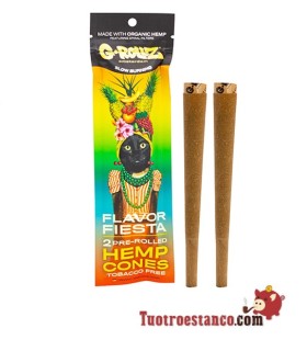 G-Rollz Pets Rock 2 Flavor Fiesta vorgerolltes Hanfpapier
