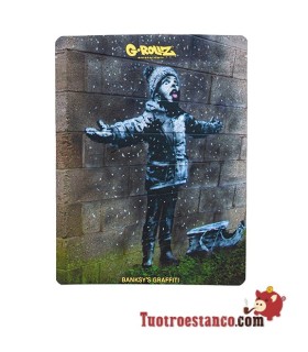 Bolsa G-Rollz Diseño Banksy Graffiti Nieve 150x200 mm