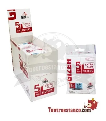 Gizeh 5 mm Extra Slim Filter Case - 20 Bags