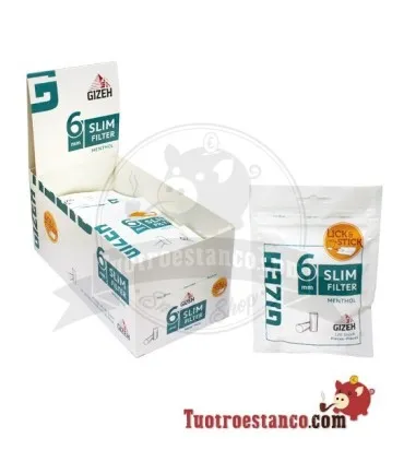 Gizeh Mint Filter Case 6 mm - 10 Beutel