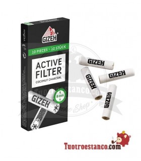 Filtri Gizeh 8 mm Carbone attivo