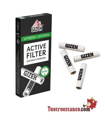 Filters Gizeh 8 mm Activated Carbon