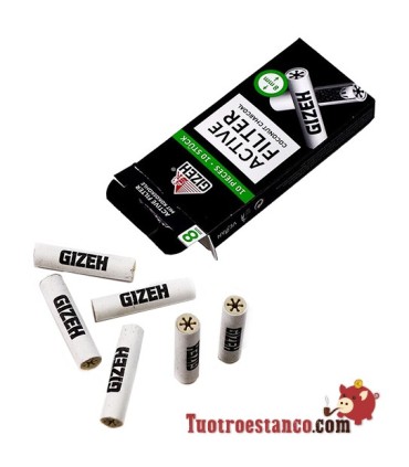 Filters Gizeh 8 mm Activated Carbon