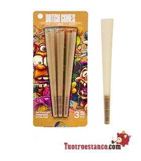 Display Cones Dutch Brown king Size 3 cones