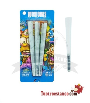Displaykegels Nederlandsblauw 78 mm 6 kegels