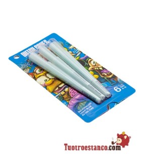 Holländische blaue Kegel Display 78 mm 6 Kegel