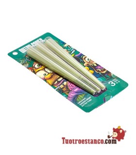 Cônes d’affichage Chanvre biologique vert hollandais King Size 3 cônes