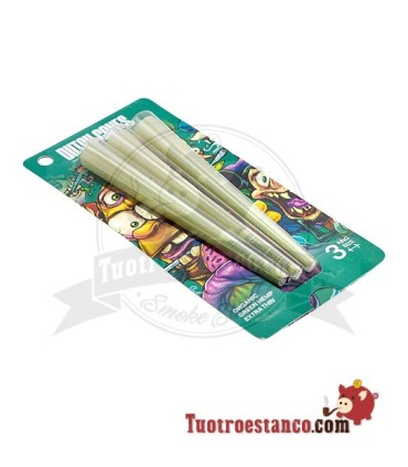 Display Cones Dutch Green Organic Hemp King Size 3 Cones