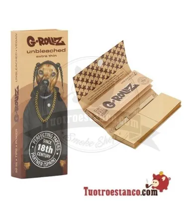 G-Rollz Pets Rock Rap 78mm Brown Paper + filtri di cartone
