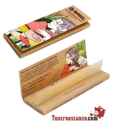 Papel G-Rollz Mushroom 78mm Marrón