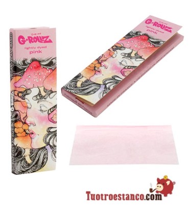 G-Rollz Fungo Carta Leggermente Tinta 78mm Rosa