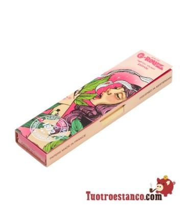 G-Rollz Mushroom Lady Rose King Size Filtres Papier + Carton