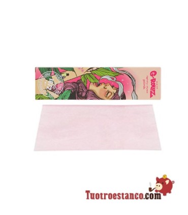 G-Rollz Cogumelo Lady Rosa King Size Papel + Filtros de Papelão