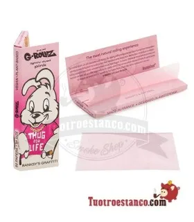 G-Rollz Banksy’s Graffiti Thug 4 Life 78 mm Pink Paper