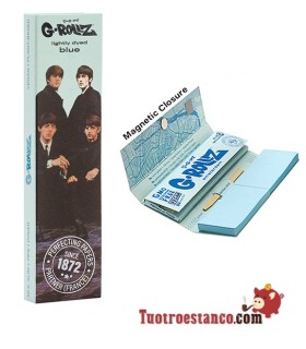 Papel G-Rollz London Take Over Beatles King Size Blue + filtros cartón