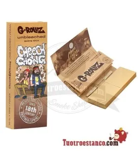 G-Rollz Cheech & Chong Carta divano 78 mm Marrone + filtri in cartone