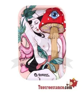 G-Rollz Mushroom Lover Metalltablett 27,5 x 17,5 cm