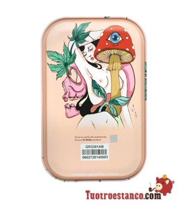 G-Rollz Plateau en métal Mushroom Lover 27,5 x 17,5 cm