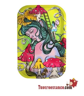 G-Rollz Smokey Shroom Metal Tray 27,5 x 17,5 cm