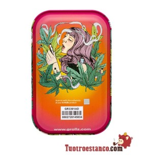 G-Rollz Colossal Dream Rose Metal Tray 27,5 x 17,5 cm