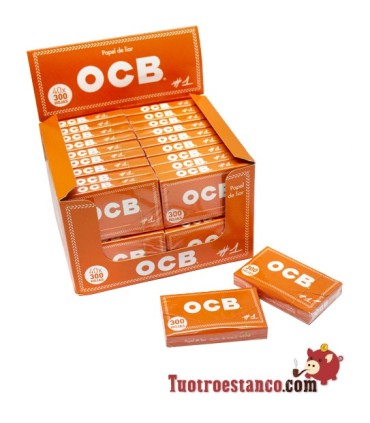 Estojo de Papel OCB Laranja 300 Pad - 40 unidades