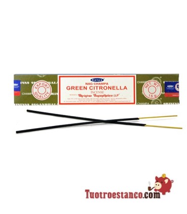 Incienso Satya aroma Green Citronella 15 gr