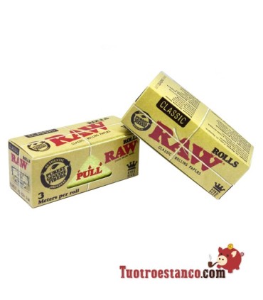 3 metros King Size Roll RAW Papel