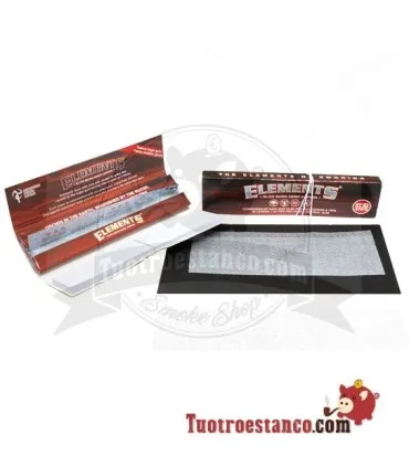 Henneppapier Elements King Size Red + tips