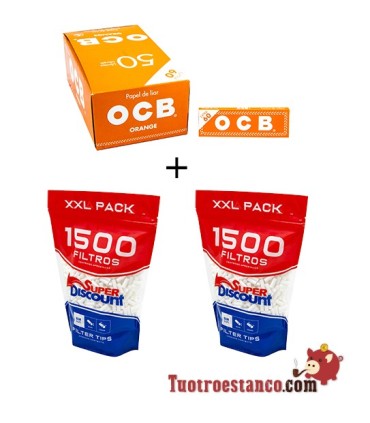 OCB Naranja 70mm + 2 Filtros 1500 SD 6mm
