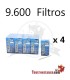 4 CASE Filtri Rizla Ultra Slim da 5,7 mm - 80 scatole - 9.600 filtri