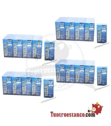 4 CASE Filtri Rizla Ultra Slim da 5,7 mm - 80 scatole - 9.600 filtri